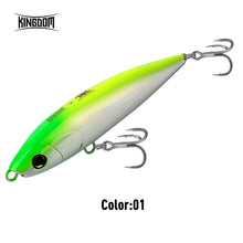 Load image into Gallery viewer, Kingdom 175mm Floating Pencil Fishing Lure 99g Long Casting Zigzag Action Stickbait Artificial Bait for Saltwater Sea Fishing