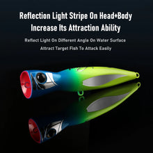Load image into Gallery viewer, GT Popper Topwater Fishing Lure 160mm/180mm Floating Seawater Bait for Tuna Marlin Ocean Beach Lake River Fishing 60g/85g