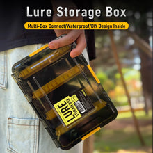 Load image into Gallery viewer, Kingdom Lure Storage Box Waterproof DIY Design Anti Corrosion Impact Resistance Multi-box Connect Suitable For VIB Minnow Pencil