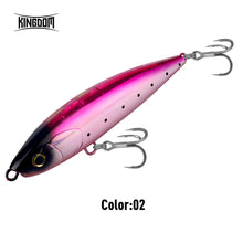 Load image into Gallery viewer, Kingdom 175mm Floating Pencil Fishing Lure 99g Long Casting Zigzag Action Stickbait Artificial Bait for Saltwater Sea Fishing