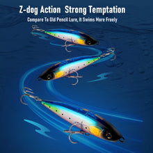 Load image into Gallery viewer, Kingdom 175mm Floating Pencil Fishing Lure 99g Long Casting Zigzag Action Stickbait Artificial Bait for Saltwater Sea Fishing