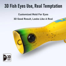 Load image into Gallery viewer, GT Popper Topwater Fishing Lure 160mm/180mm Floating Seawater Bait for Tuna Marlin Ocean Beach Lake River Fishing 60g/85g