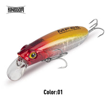 Load image into Gallery viewer, Kingdom Sinking Floating Minnow Lure 45mm/55mm/65mm Artificial Hard Baits Wobblers for Long Casting
