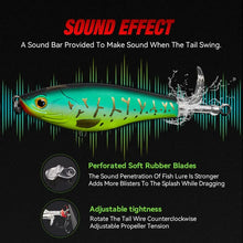 Load image into Gallery viewer, Topwater Propeller Pencil Bait 90mm 11g 110mm 17g
