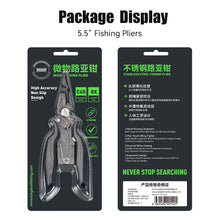Load image into Gallery viewer, Fishing Pliers Hook Remover Multifunctional Plier Steel Knot Scissors
