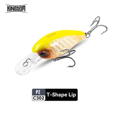 Load image into Gallery viewer, Kingdom Floating Crankbait Wobblers Minnow Jerkbait 6g/6.5g Artificial Hardbait Swimbait For Bass Perch Pike Fishing Lures
