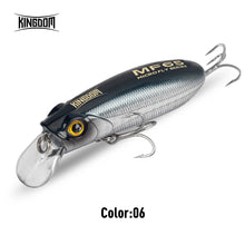 Load image into Gallery viewer, Kingdom Sinking Floating Minnow Lure 45mm/55mm/65mm Artificial Hard Baits Wobblers for Long Casting
