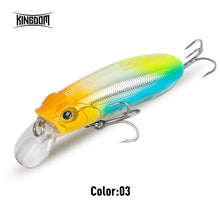 Load image into Gallery viewer, Kingdom Sinking Floating Minnow Lure 45mm/55mm/65mm Artificial Hard Baits Wobblers for Long Casting

