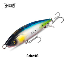 Load image into Gallery viewer, Kingdom Sinking Pencil Lure 150mm 89g Long Casting Saltwater Hard Wobbler Stickbait Jerkbait for Seabass Trolling Fishing Lure

