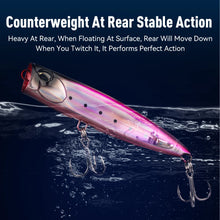 Load image into Gallery viewer, Popper Fishing Lure 37.5g 58g 79g Topwater
