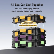 Load image into Gallery viewer, Kingdom Lure Storage Box Waterproof DIY Design Anti Corrosion Impact Resistance Multi-box Connect Suitable For VIB Minnow Pencil
