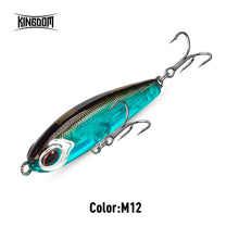 Load image into Gallery viewer, Kingdom Fishing Lures Slow Sinking Pencil Hard Baits 40mm/4g Artificial Hard Baits High Quality Wobblers Fishing Tackle Lure
