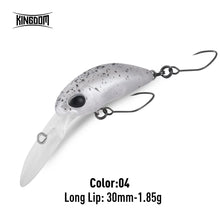 Load image into Gallery viewer, Mini Minnow Fishing Lure 1.7g 1.85g Unique Lip Design Single Hooks
