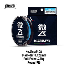 Load image into Gallery viewer, Fishing Line 0.2# 0.4# 0.6# 100m High Quality Smoothness Tighter Stronger PE Line Fishing Tackle Braided Wire
