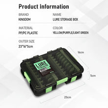 Load image into Gallery viewer, Kingdom Lure Storage Box Waterproof DIY Design Anti Corrosion Impact Resistance Multi-box Connect Suitable For VIB Minnow Pencil
