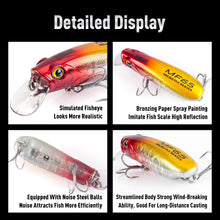 Load image into Gallery viewer, Kingdom Sinking Floating Minnow Lure 45mm/55mm/65mm Artificial Hard Baits Wobblers for Long Casting
