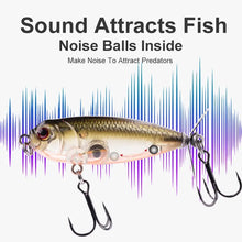 Load image into Gallery viewer, Pencil Bait Fishing Lure Topwater 55mm 8.8g
