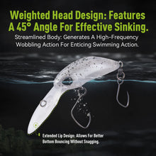 Load image into Gallery viewer, Mini Minnow Fishing Lure 1.7g 1.85g Unique Lip Design Single Hooks

