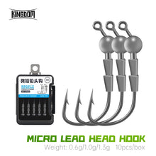 Load image into Gallery viewer, 10pack Jig Head Hook 0.6g 1g 1.3g
