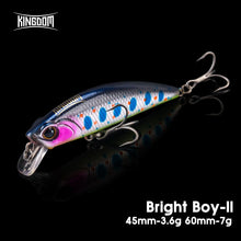 Load image into Gallery viewer, Vibrate Sinking Minnow Lures 45mm 3.6g 60mm 7g
