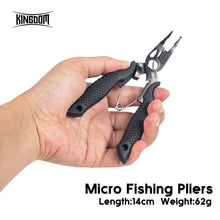 Load image into Gallery viewer, Fishing Pliers Hook Remover Multifunctional Plier Steel Knot Scissors
