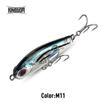 Load image into Gallery viewer, Kingdom Fishing Lures Slow Sinking Pencil Hard Baits 40mm/4g Artificial Hard Baits High Quality Wobblers Fishing Tackle Lure
