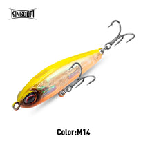 Load image into Gallery viewer, Kingdom Fishing Lures Slow Sinking Pencil Hard Baits 40mm/4g Artificial Hard Baits High Quality Wobblers Fishing Tackle Lure
