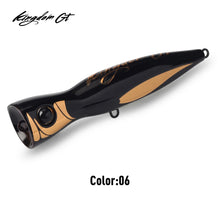 Load image into Gallery viewer, GT Popper Topwater Fishing Lure 160mm/180mm Floating Seawater Bait for Tuna Marlin Ocean Beach Lake River Fishing 60g/85g
