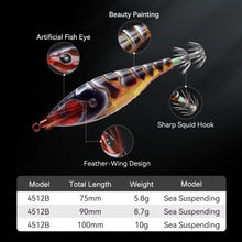 Load image into Gallery viewer, 5.8g 8.7g 10g Squid Jigs
