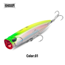 Load image into Gallery viewer, Popper Fishing Lure 37.5g 58g 79g Topwater
