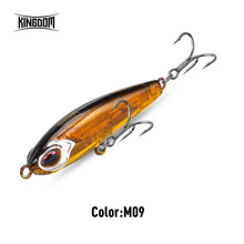 Load image into Gallery viewer, Kingdom Fishing Lures Slow Sinking Pencil Hard Baits 40mm/4g Artificial Hard Baits High Quality Wobblers Fishing Tackle Lure
