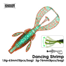 Load image into Gallery viewer, 10pack Soft Baits 1.8g 3g 63mm 76mm

