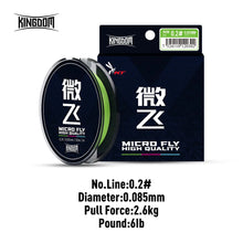 Load image into Gallery viewer, Fishing Line 0.2# 0.4# 0.6# 100m High Quality Smoothness Tighter Stronger PE Line Fishing Tackle Braided Wire
