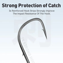 Load image into Gallery viewer, 15pc Lead Head Hook Fishing Hooks 1.5g 2.5g 3.5g 4.5g 6.5g
