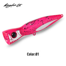 Load image into Gallery viewer, GT Popper Topwater Fishing Lure 160mm/180mm Floating Seawater Bait for Tuna Marlin Ocean Beach Lake River Fishing 60g/85g
