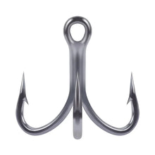 Load image into Gallery viewer, Kingdom 8pack Treble Hooks Sharp Durable Barbed High Carbon Steel
