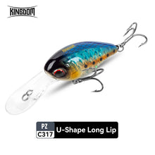 Load image into Gallery viewer, Kingdom Floating Crankbait Wobblers Minnow Jerkbait 6g/6.5g Artificial Hardbait Swimbait For Bass Perch Pike Fishing Lures
