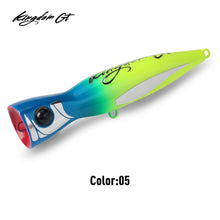 Load image into Gallery viewer, GT Popper Topwater Fishing Lure 160mm/180mm Floating Seawater Bait for Tuna Marlin Ocean Beach Lake River Fishing 60g/85g
